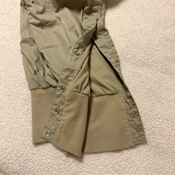 Stella McCartney x Adidas Khaki Tan Snap Up Cropped Pants - Picture 9 of 13